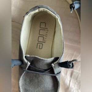 Hey Dude denim blue ladies shoes